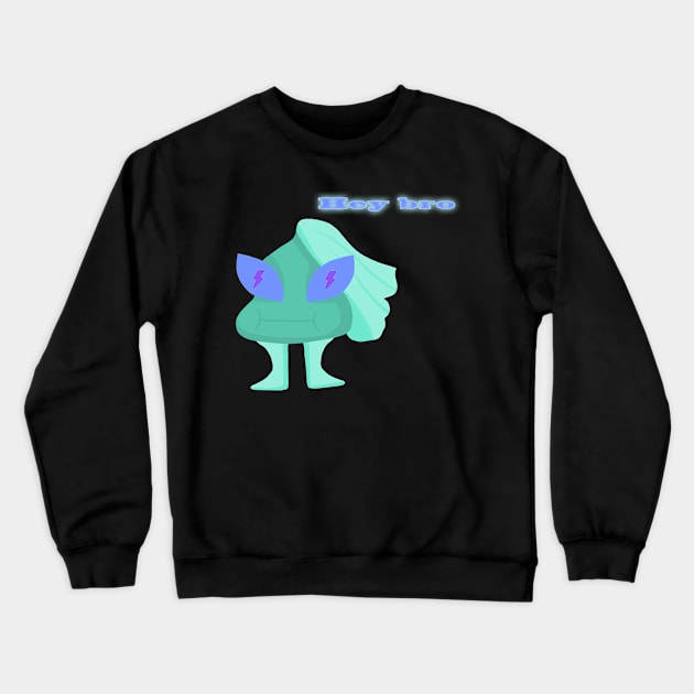 cute alien Crewneck Sweatshirt by Ell Ka